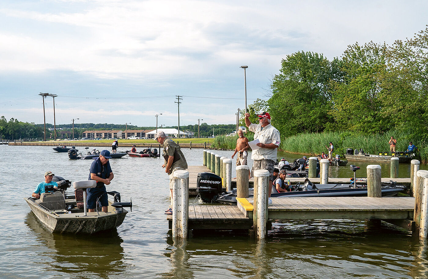 Anglers at Mariner Point Park, MD